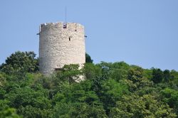 La torre dell'antico castello di Kazimierz Dolny, Polonia.
