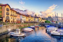 Il Porto di Cannobio sul Lago Maggiore in Piemonte