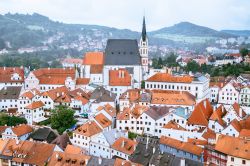 I tetti del centro storico di Cesky Krumlov, ...