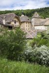 Panorama nel villaggio di Romainmotier-Envy. Canton Vaud, Svizzers