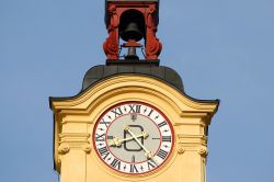 Particolare dell'orologio del nuovo castello di Ingolstadt, Germania.
