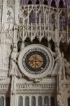 Particolare scultoreo della cattedrale di Chartres, Francia.
