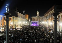 Piazza del popolo a Ravenna in occasione della Notte d'Oro - © www.nottedoro.it