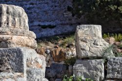 Rovine romane a Sagunto, provincia di Valencia, Spagna.



