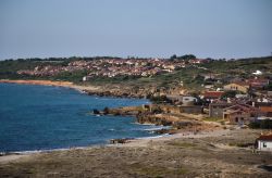 San Giovanni di Sinis, nel Comune di Cabras, è un villaggio con poche decine di abitanti che si popola durante la stagione turistica.
