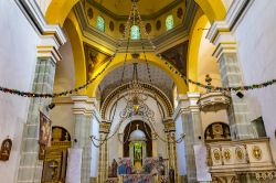 L'interno della chiesa del Carmen Alto a Oaxaca de Juárez, in Messico. Il convento appartenne all'ordine dei carmelitani scalzi, che si stabilì a Oaxaca nel 1696 - © ...