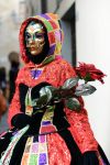 Una maschera al carnevale di Castiglion Fibocchi in Toscana