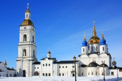 Una chiesa nel cremlino di Tobolsk, Russia.



