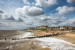 Una spiaggia del Suffolc, costa orientale dell'Inghilterra