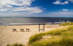 Una spiaggia sul Lago Michigan negli USA. Siamo nei pressi di Frankfort, nello Stato del Michigan.