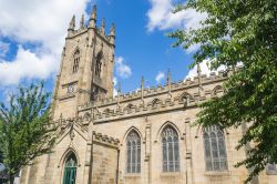 Un'antica chiesa di Sheffield, Yorkshire, Inghilterra.



