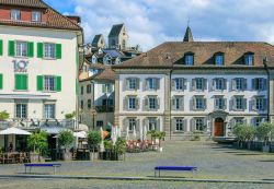 Veduta di piazza Fischmarktplatz a Rapperswil-Jona, Svizzera - © Denis Linine / Shutterstock.com