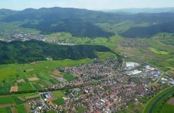 Vista aerea di Biberach, la cittadina del Baden-Wurttemberg nel sud della Germania - © SF photo / Shutterstock.com