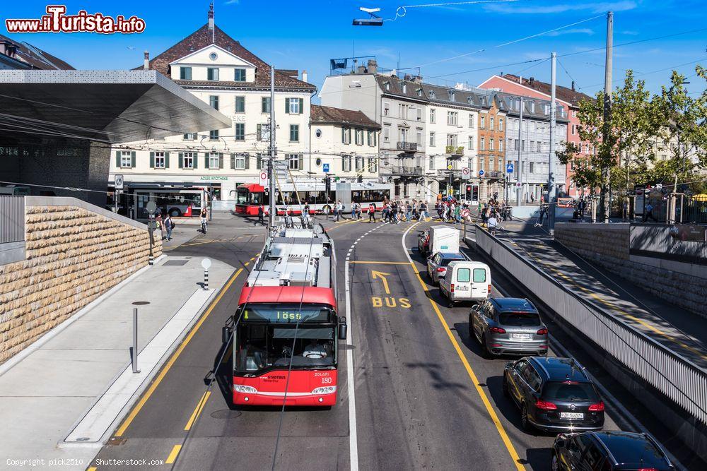 Immagine Zurich street vista da Salzhausplatz a Winterthur, Svizzera - © pick2510 / Shutterstock.com