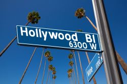 Cartello stradale della Hollywood Boulevard - ...