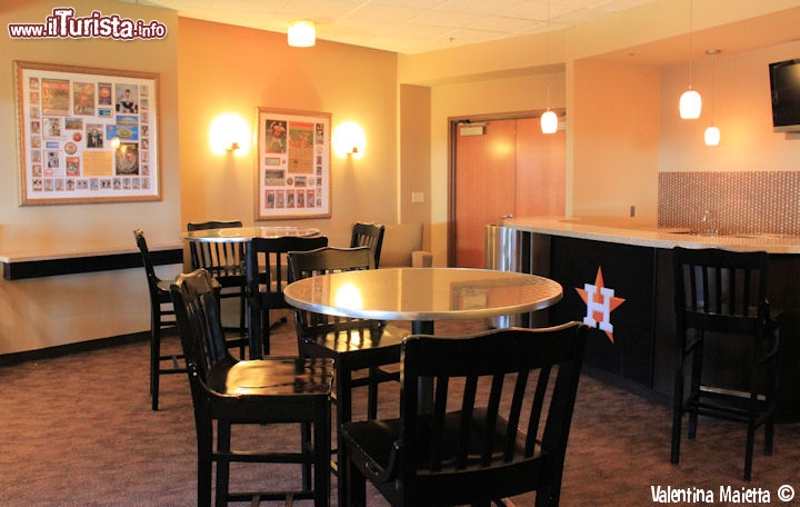 Immagine La Vip Lounge del  Minute Maid Park di Houston - © Valentina Maietta / www.guendastravels.com