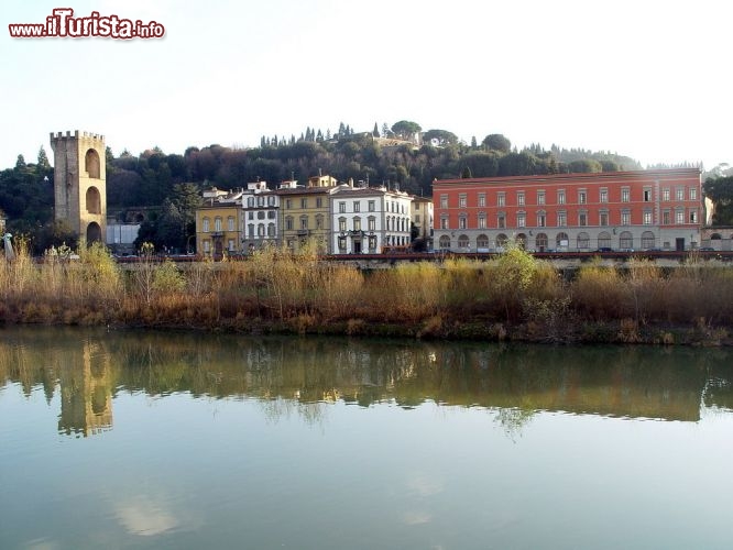 Immagine Il Lungarno di Firenze: la prima abitazione sulla sinistra è la casamuseo di Rodolfo Siviero