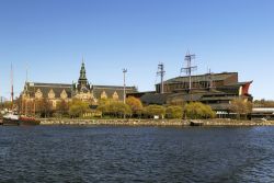 L'edificio che ospita il galeone Vasa si ...