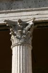 Dettaglio di un capitello corinzio del tempio di Minerva ad Assisi  - © Wolfgang Sauber / wikipedia.org



