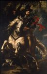 Il  Ritratto equestre di Giovanni Carlo Doria, opera di Peter Paul Rubens (olio su tela 265x288 cm), si trova all'interno della Galleria Nazionale di Palazzo Spinola