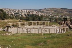 la Piazza Ovale a Jerash