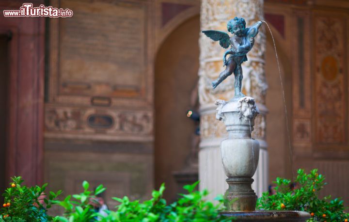 Immagine Particolare della coorte interna di Palazzo Vecchio a Firenze - © Yevgen Belich / Shutterstock.com