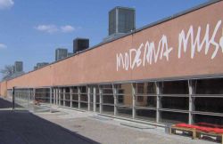 Una prospettiva dell'esterno del Moderna Museet, il Museo di Arte Moderna di Stoccolma in Svezia
