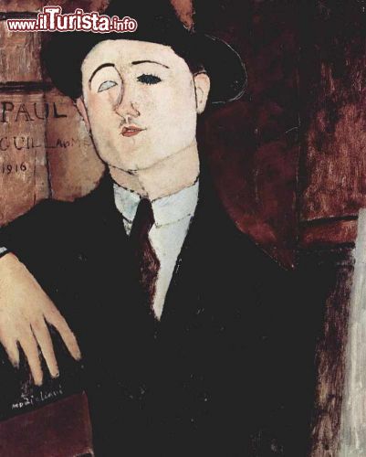 Immagine Il ritratto di Paul Guillaume, opera di Amedeo Modigliani, esposto al museo del Novecento di Milano