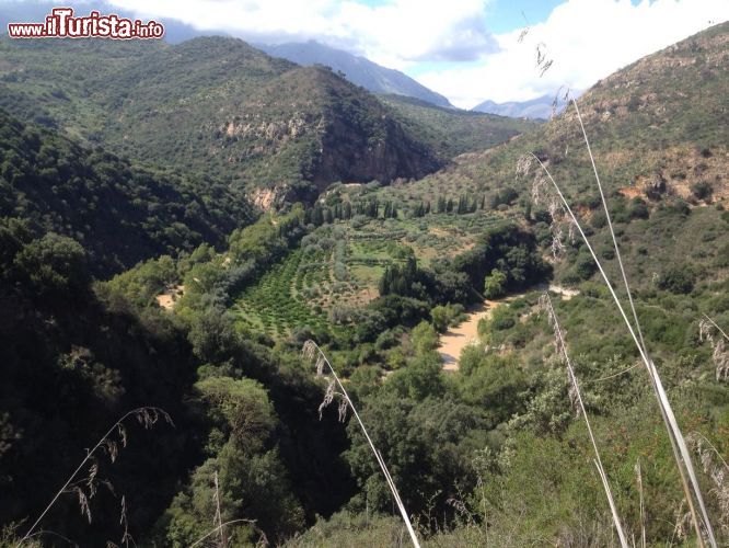 Immagine Il percorso del Fiume Pollina a nord di San Mauro Castelverde: qui il fiume ha scavato le rocce calcaree creando le profonde Gole di Tiberio - © Madonie Outdoor