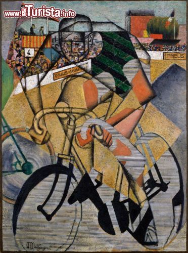 Immagine  Au Velodrome, l'opera di Jean Metzinger, datata 1912, esposta alla Collezione Peggy Guggenheim di Venezia - © PD-US - Wikipedia