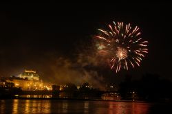 Fuochi d'artificio sulla Moldava 