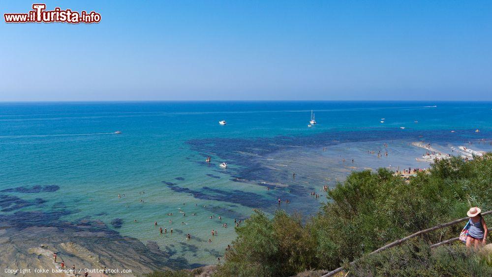 Immagine Panorama della costa di Realmonte dall'alto della Scala dei Turchi - © fokke baarssen / Shutterstock.com