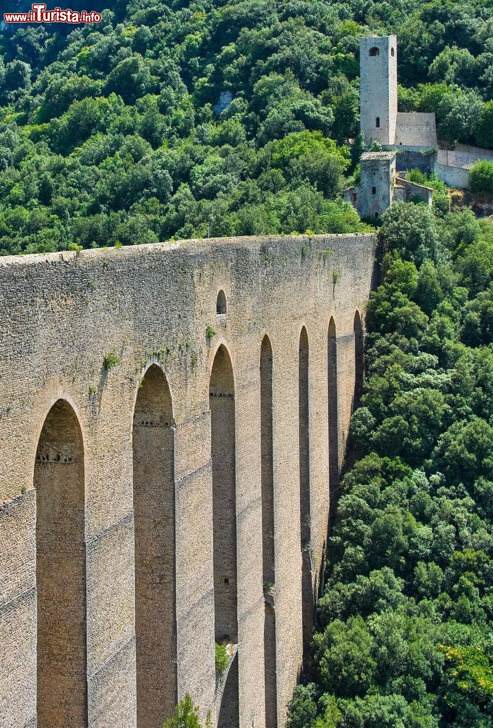 Immagine Particolare delle arcate del Ponte delle Torri di Spoleto