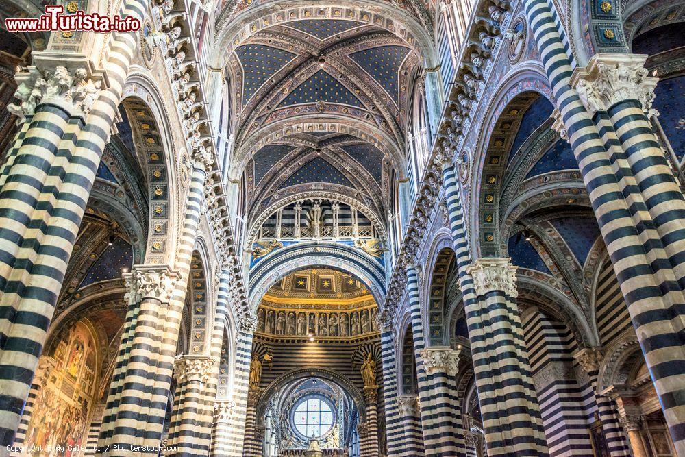 Immagine La navata centrale del grande Duomo di Siena - © Eddy Galeotti / Shutterstock.com