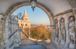 Budapest e il Danubio fotografati da un punto ...