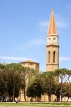 Il campanile della Cattedrale dei SS.Pietro e Donato ad Arezzo con la sua pianta esagonale. La parte superiore della torre è stata ultimata nel XX secolo - foto © Massimiliano Pieraccini ...