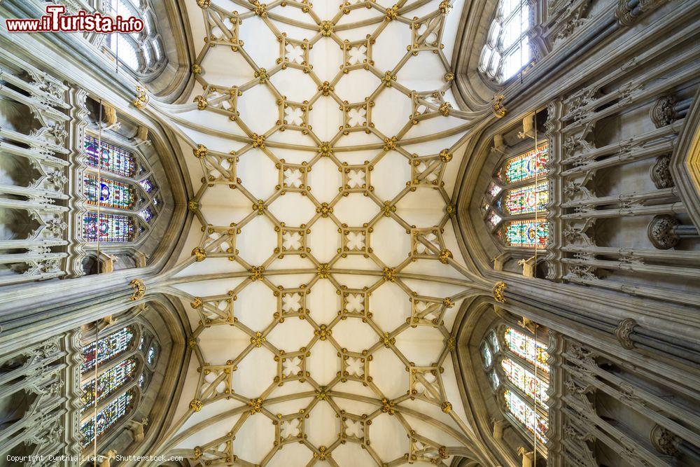 Immagine Il soffitto e le vetrate della Cattedrale di York (Cathedral and Metropolitical Church of St.Peter) - © Cynthia Liang / Shutterstock.com