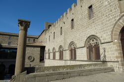 Il palazzo dei Papi a Viterbo nel Lazio