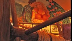 Dipinto raffigrante Paolo e Francesca al museo storico di Gradara nelle Marche