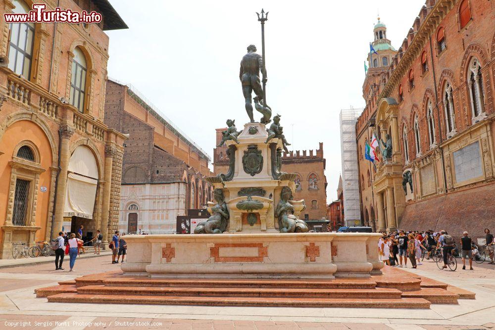 Immagine Piazza del Nettuno, il "salotto di Bologna" che anticipa l'ingresso in Piazza Maggiore per chi arriva da via dell'Indipendenza. - © Sergio Monti Photography / Shutterstock.com