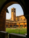 Uno scorcio del complesso monastico di Chiaravalle a Milano