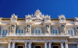 Un particolare architettonico del Palazzo Ducale di Genova