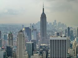 Empire State Building visto dal Top of the Rock ...