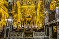 Interno della Cappella Palatina uno dei tesori del Palazzo dei Normanni a Palermo. - © Kiev.Victor / Shutterstock.com