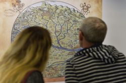 Una antica mappa dell'Alvernia al Musee de Gergovie di La Roche-Blanche - ©  Musee de Gergovie / Henri Derus Photographie