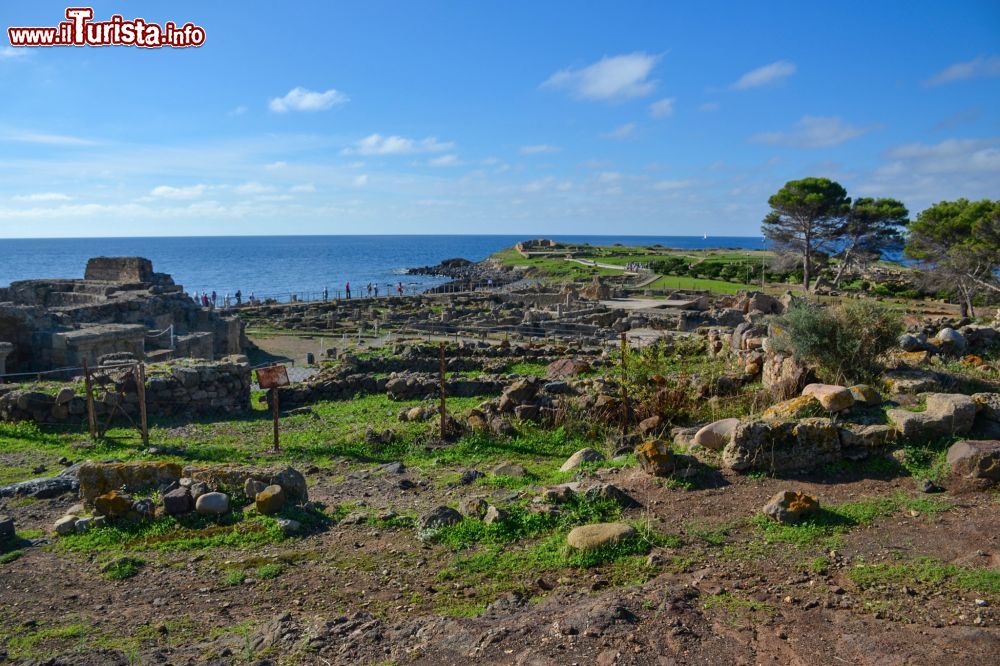 Immagine L'antica città di Nora sorge sul Capo di Pula, nel sud della Sardegna.