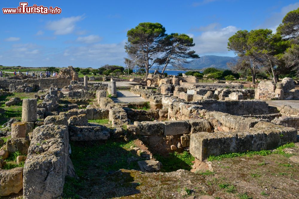 Immagine Le Terme centrali di Nora costruite nella seconda metà del II secolo d.C., in epoca romana.