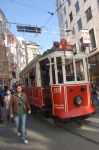 il tram sulla Istiklal Caddesi 