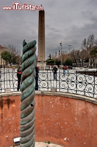 Immagine Colonna Serpentina e Obleisco di Teodosio sull'Ippodromo di Istanbul