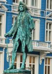 La statua di Ludwig Holberg a Bergen
